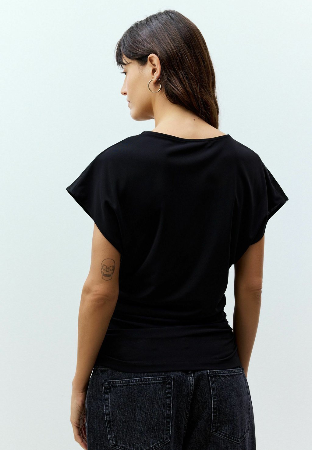 Блуза Print T-shirt Next, черный — фото 2