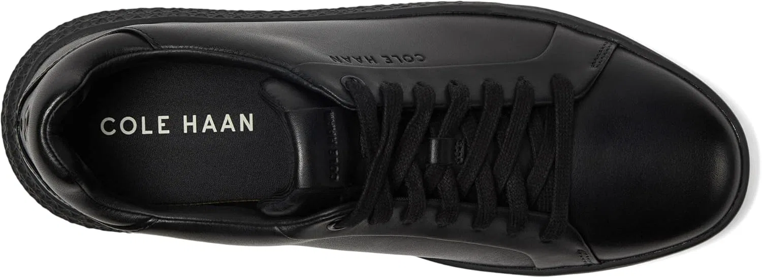 Мужские кроссовки Cole Haan Grand Hurrion Cup на шнуровке до самого носка, Black — фото 4