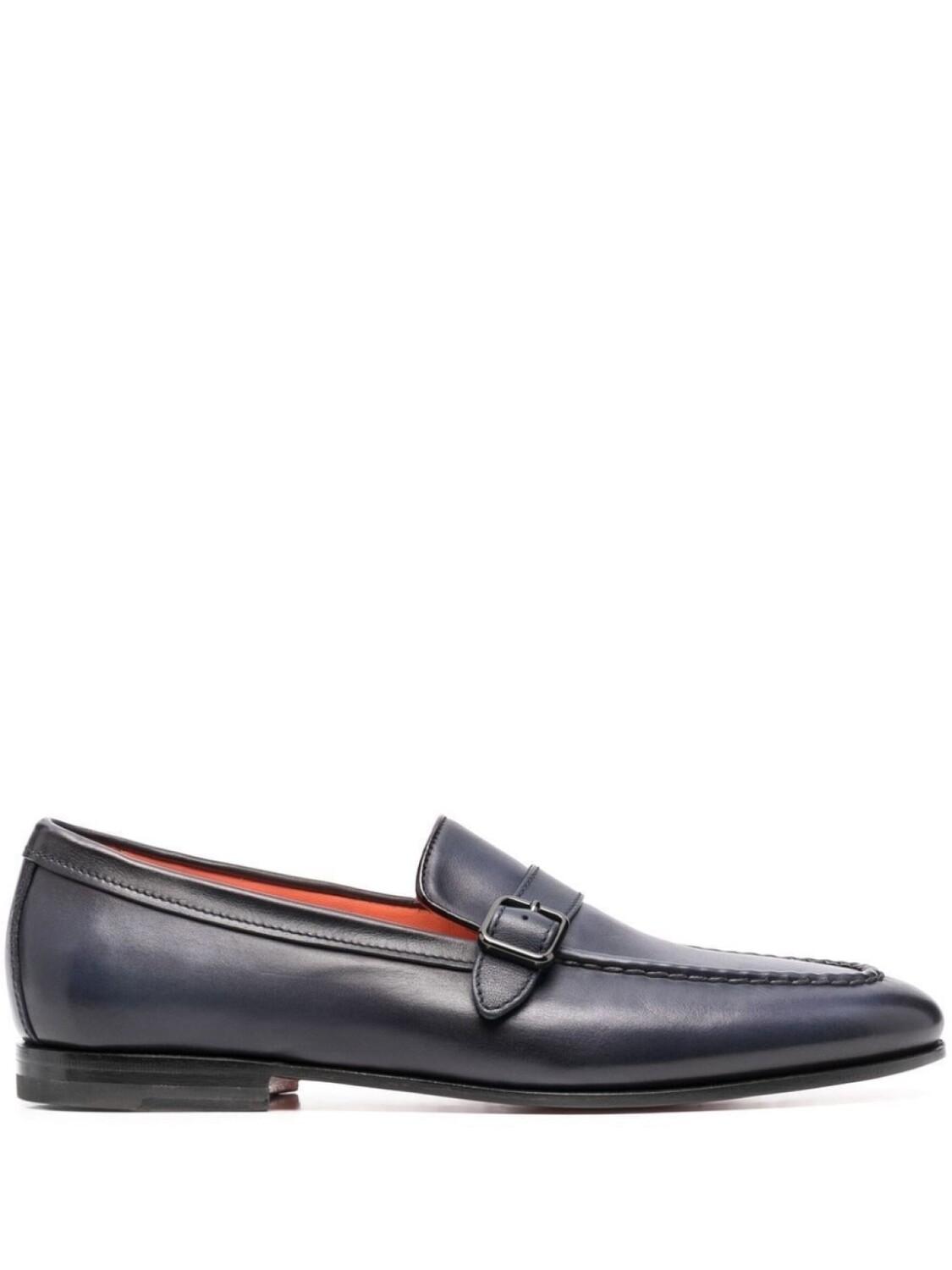 

Santoni лоферы без застежки, синий