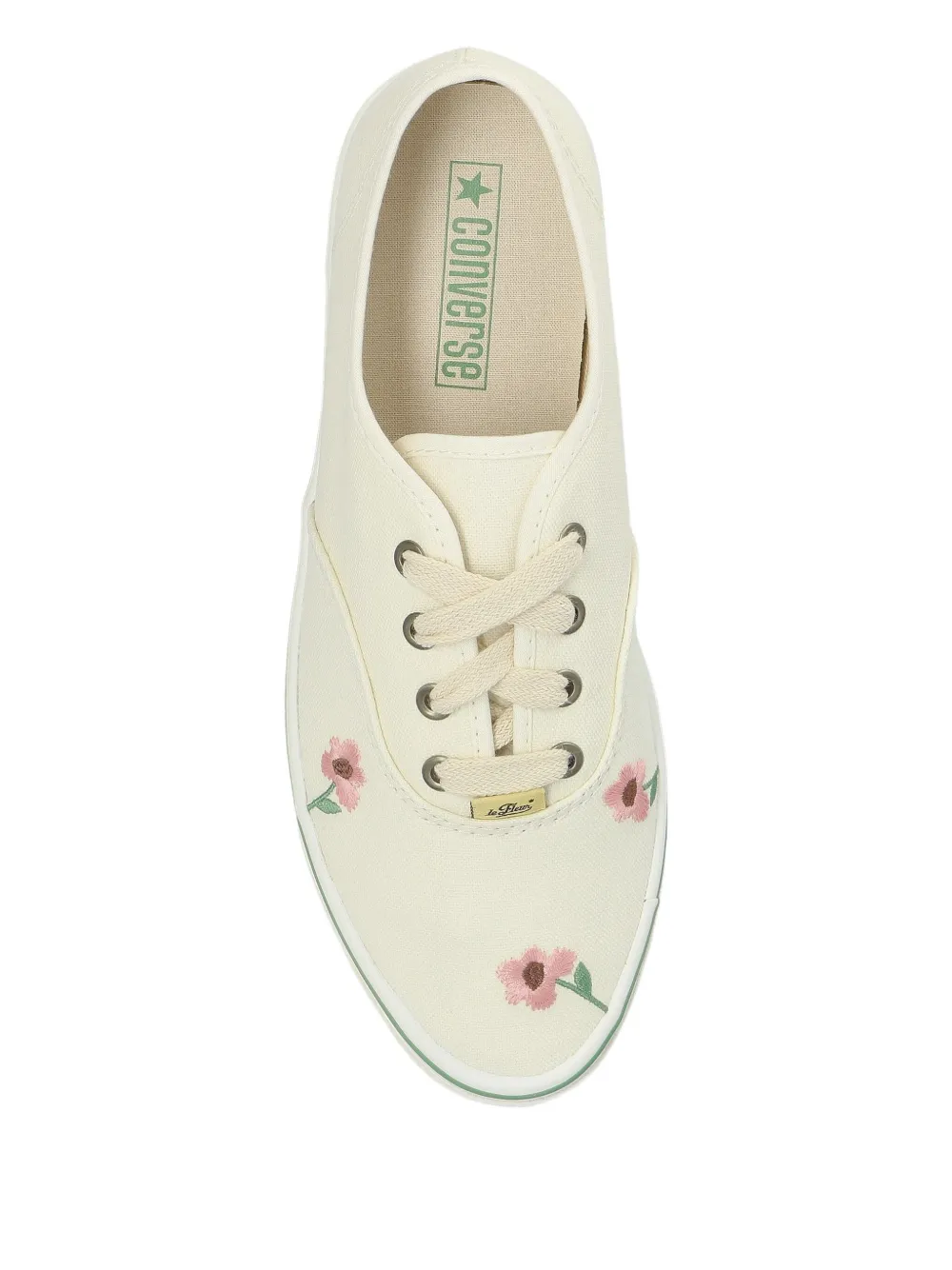 Кроссовки 1908 Naut-1 с цветочной вышивкой Converse, нейтральный — фото 4