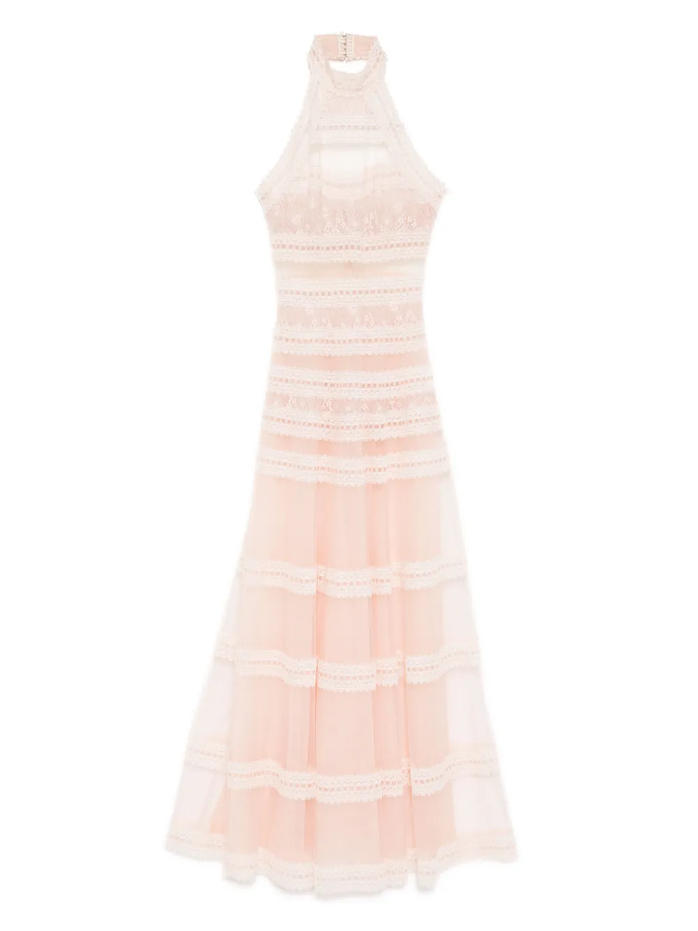 

Кружевное платье без рукавов Saiid Kobeisy, розовый