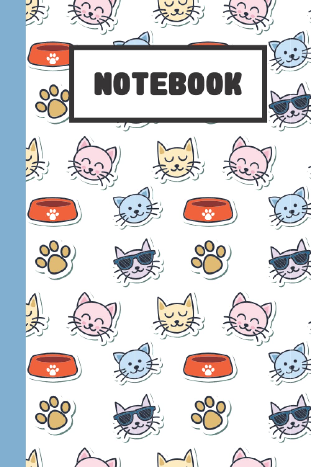 

Notebook Wide Ruled "6 X 9" 120 Pages cat Cute Sweet cat Notbook Girl Boy School (Independently published)