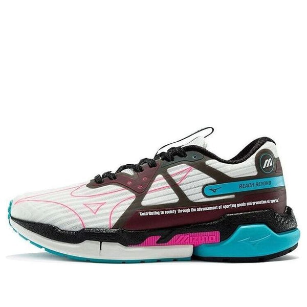 

Кроссовки pix retro running shoes blue/pink Mizuno, белый