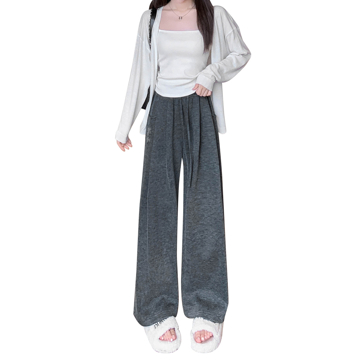 

Вязаные спортивные штаны Unisex WARRIOR, темно-серый