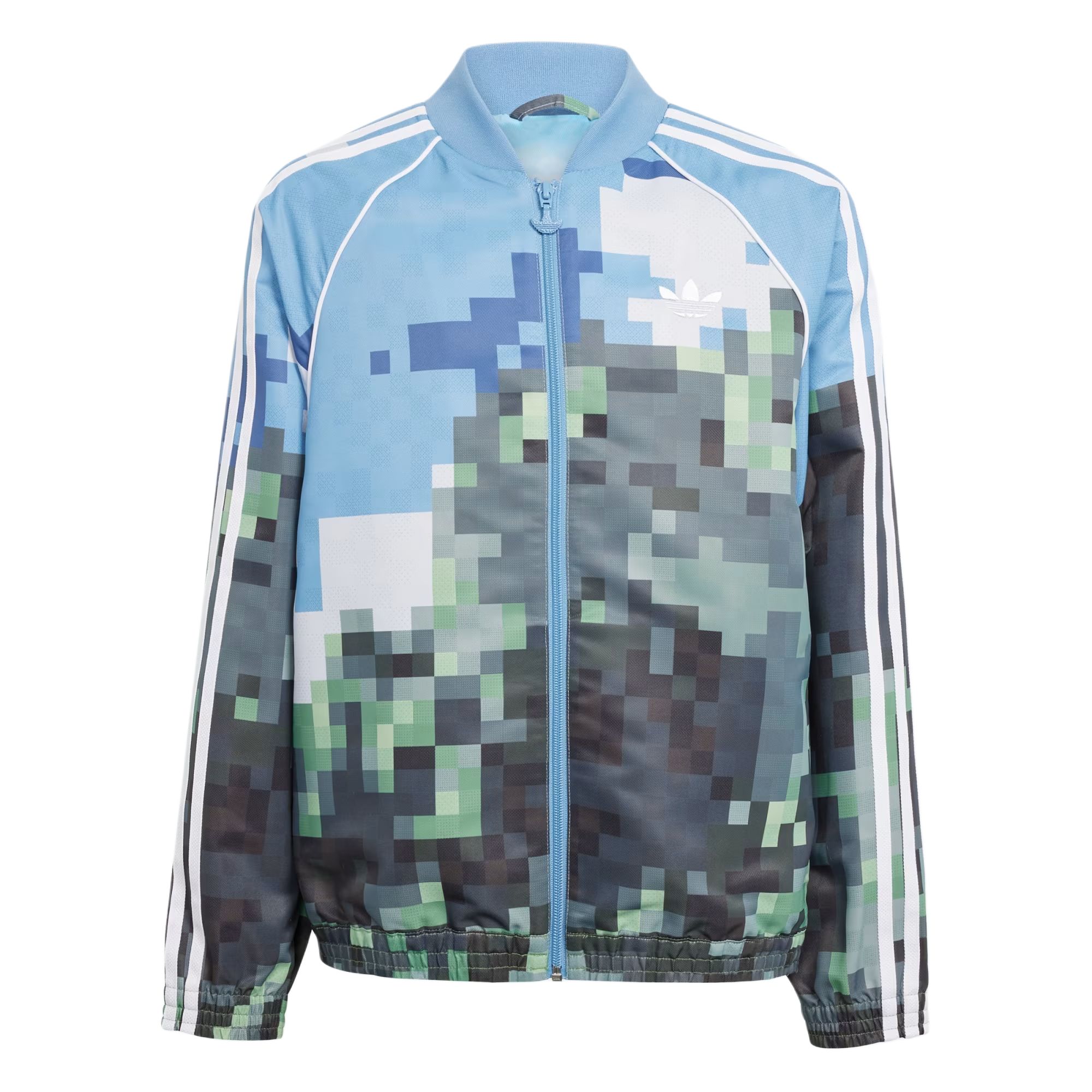 

Adidas Originals Майнкрафт курка трек топ misty blue/mystic yellow/tribal green подростки