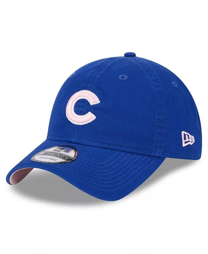 

Мужская регулируемая кепка Royal Chicago Cubs 2024 ко Дню матери 9TWENTY New Era, синий