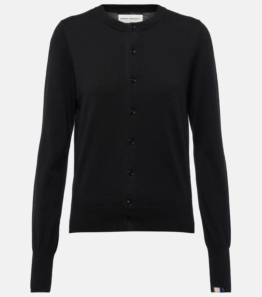 

Кардиган Little Bit из хлопка и кашемира Extreme Cashmere, Raven