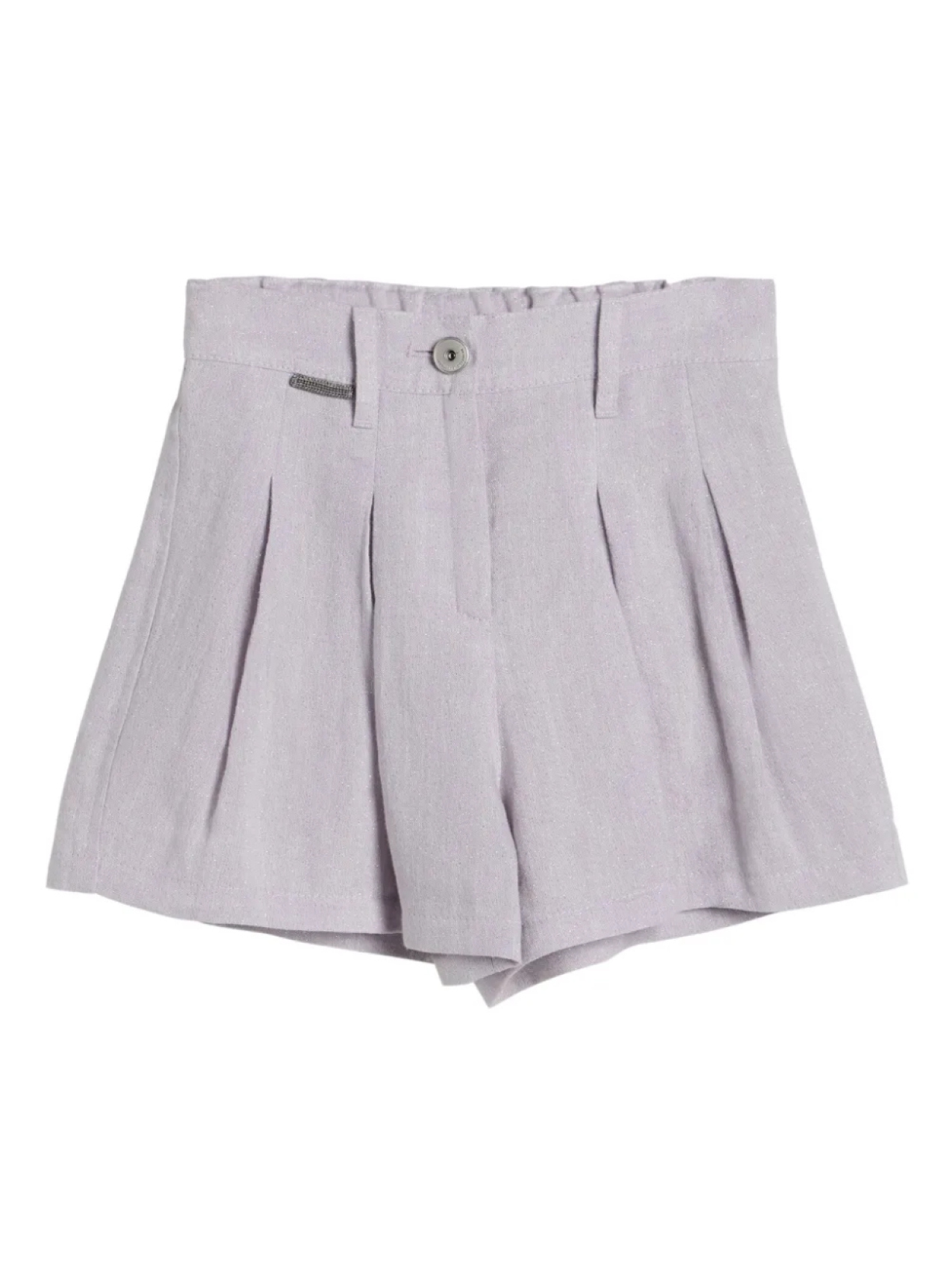 

Brunello Cucinelli Kids шорты с блестками, фиолетовый