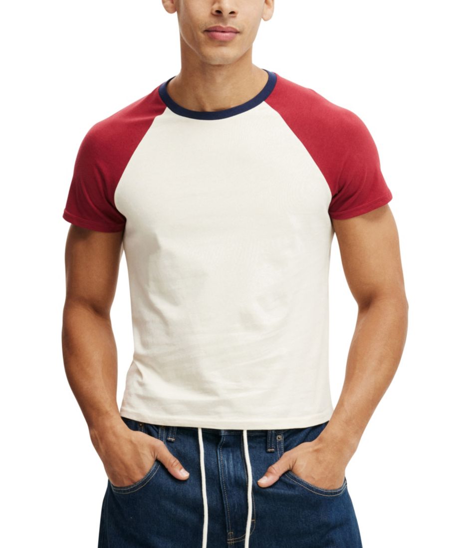 

Мужская детская футболка с коротким рукавом COTTON ON, Cream puff, Chilli Pepper