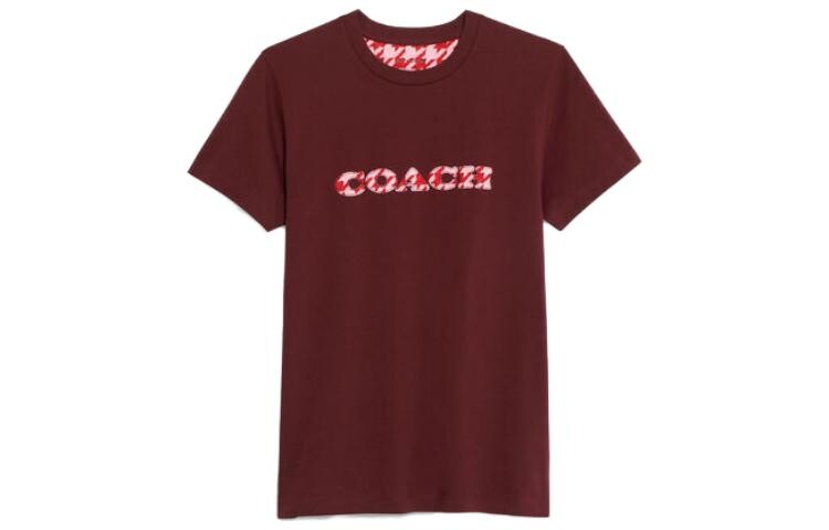 

ТРЕНЕРА Женская футболка COACH, цвет Burgundy