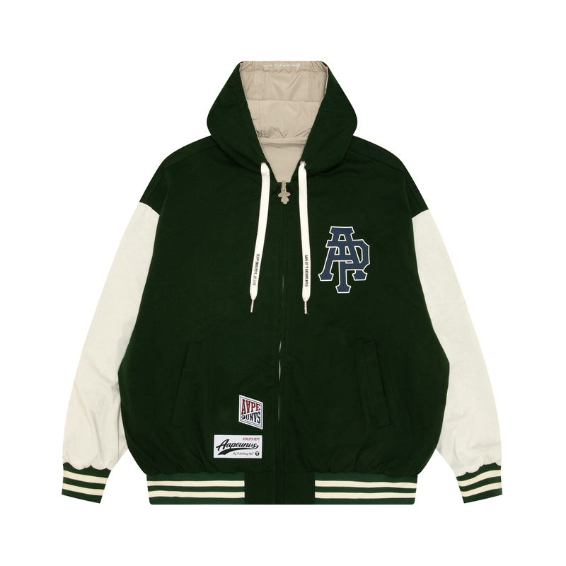 

Aape Курка-бомбер с аппликацией логотипа A Bathing APE®, Green GRD