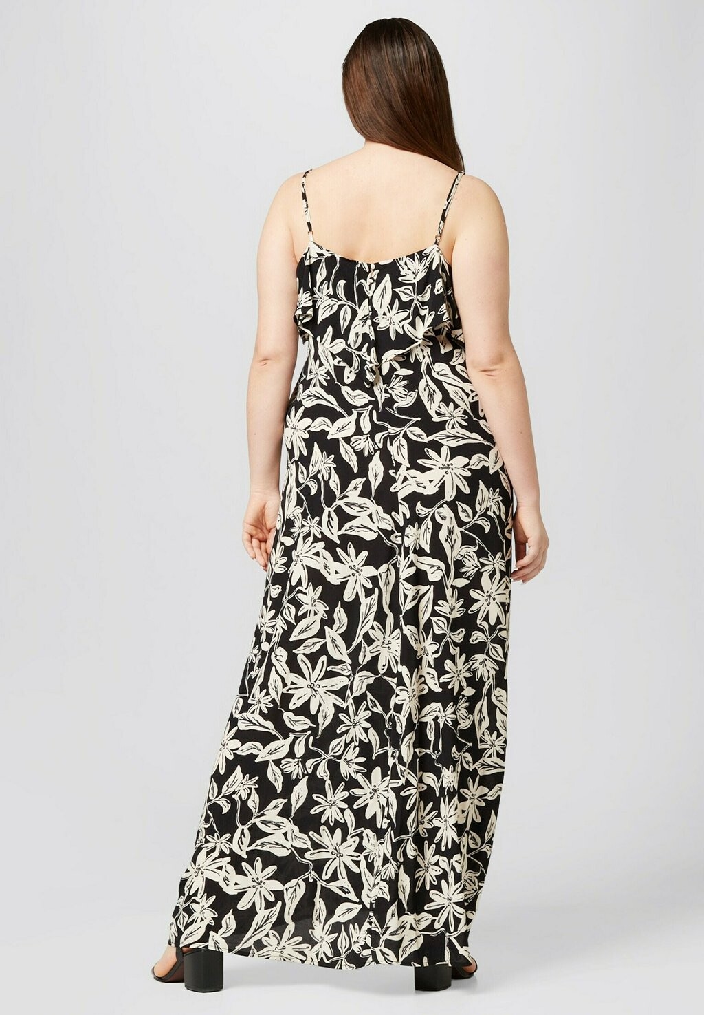 

Платье макси Guido Maria Kretschmer Curvy Collection, бежевый