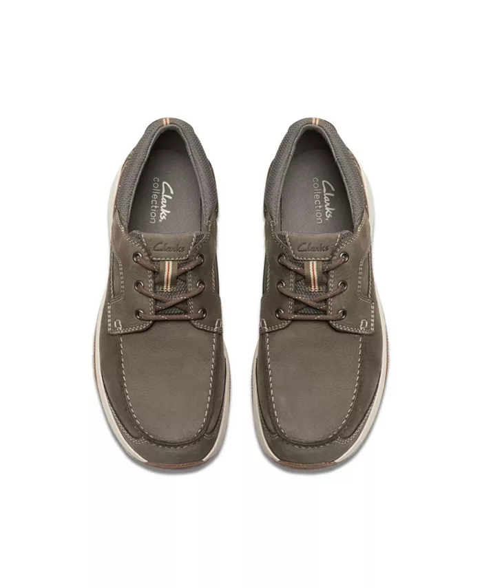 Коллекция мужских туфель Sailview Lace Clarks, загар/бежевый — фото 4