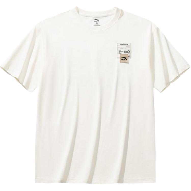 

ANTA Футболка ZOLA Life Collection мужская ivory white, Белый, ANTA Футболка ZOLA Life Collection мужская ivory white