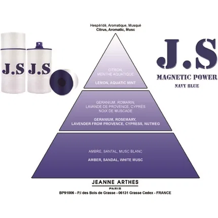 Туалетная вода Jeanne Arthes JS Magnetic Power Navy Blue, 100 мл