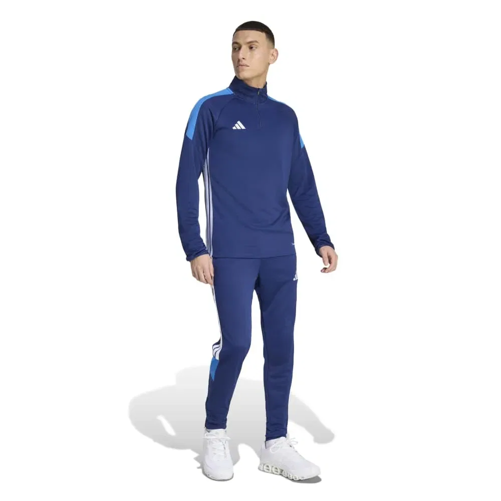 Мужские тренировочные брюки из футера с застежкой на шнурке Adidas Tiro 26 Essentials Training Tracksuit Pants, Blue — фото 4