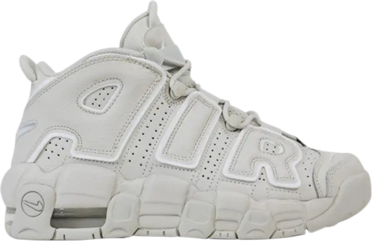 

Кроссовки Nike Air More Uptempo GS 'Light Bone', серый