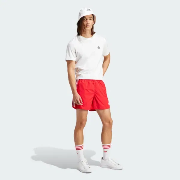 Шорты Sprinter, легкие, Adidas, красный — фото 4