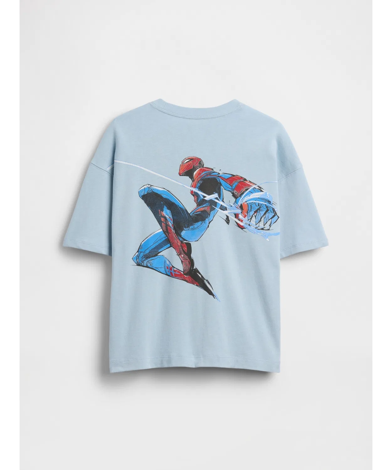 Детская футболка с принтом Marvel Oversize Gap, Blue