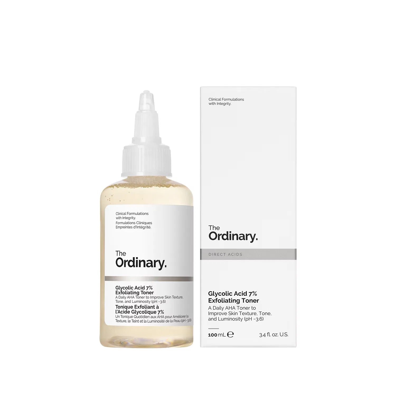 Тоник с гликолевой кислотой 7% для лица, 100 мл, The Ordinary — фото 2