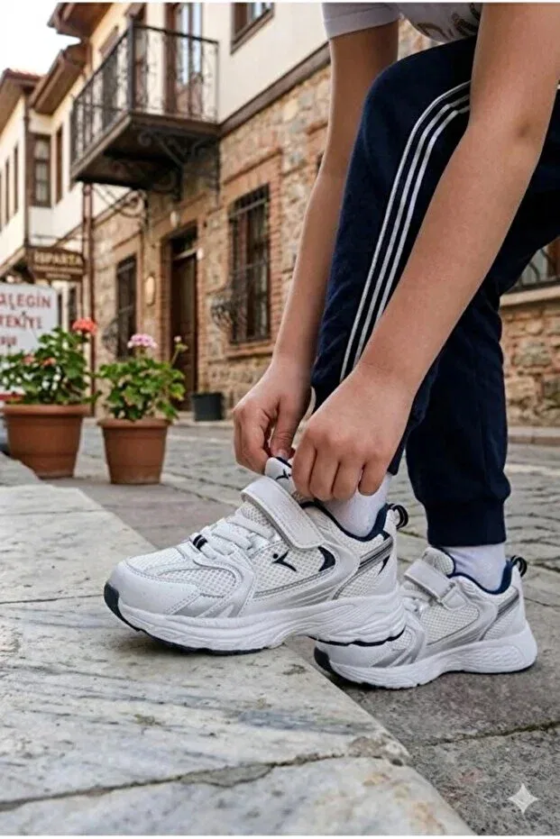 Детские ортопедические кроссовки для девочек Cool, White — фото 2