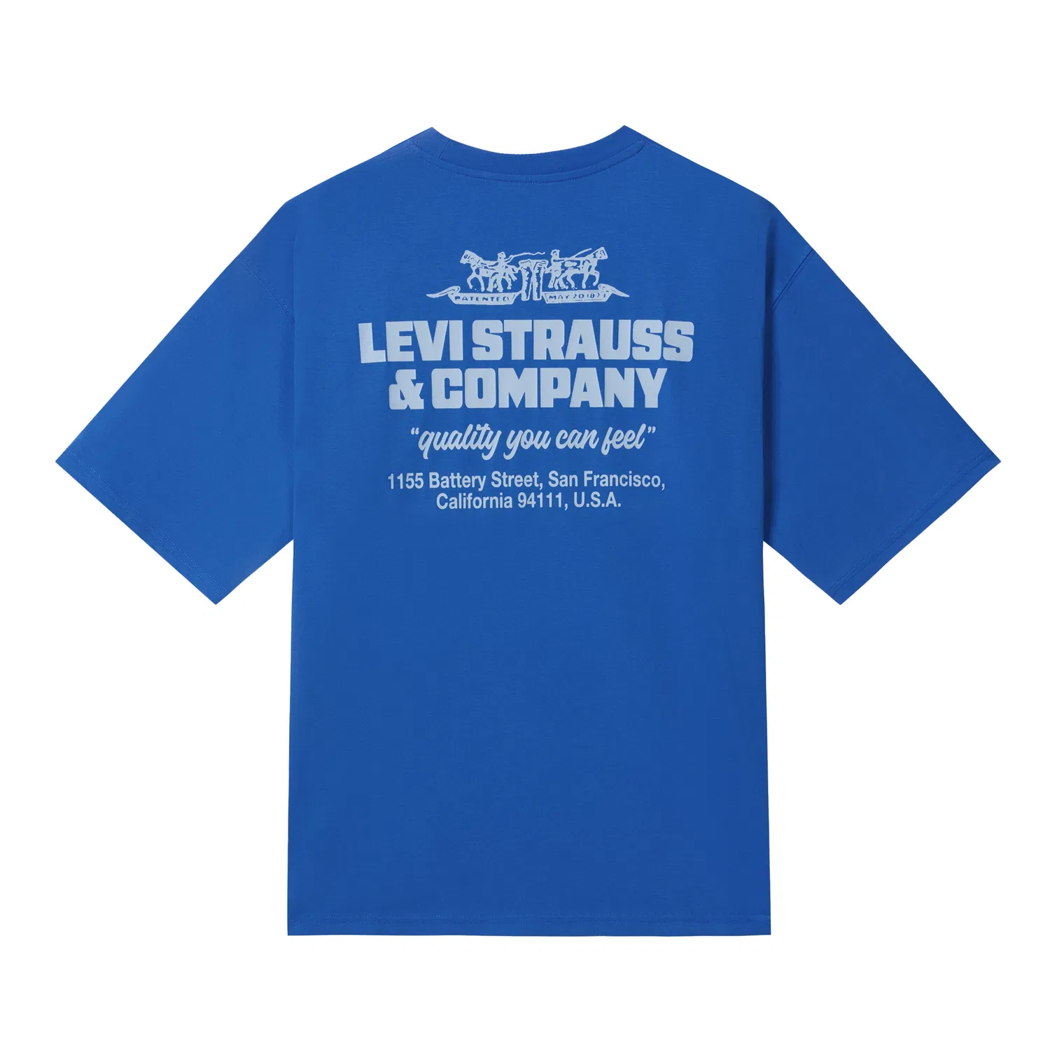 Футболка с круглым вырезом, Klein Blue, Levis — фото 3