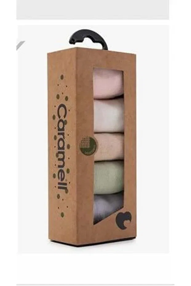 Детские носки для девочек с принтом Caramel, Multicolor