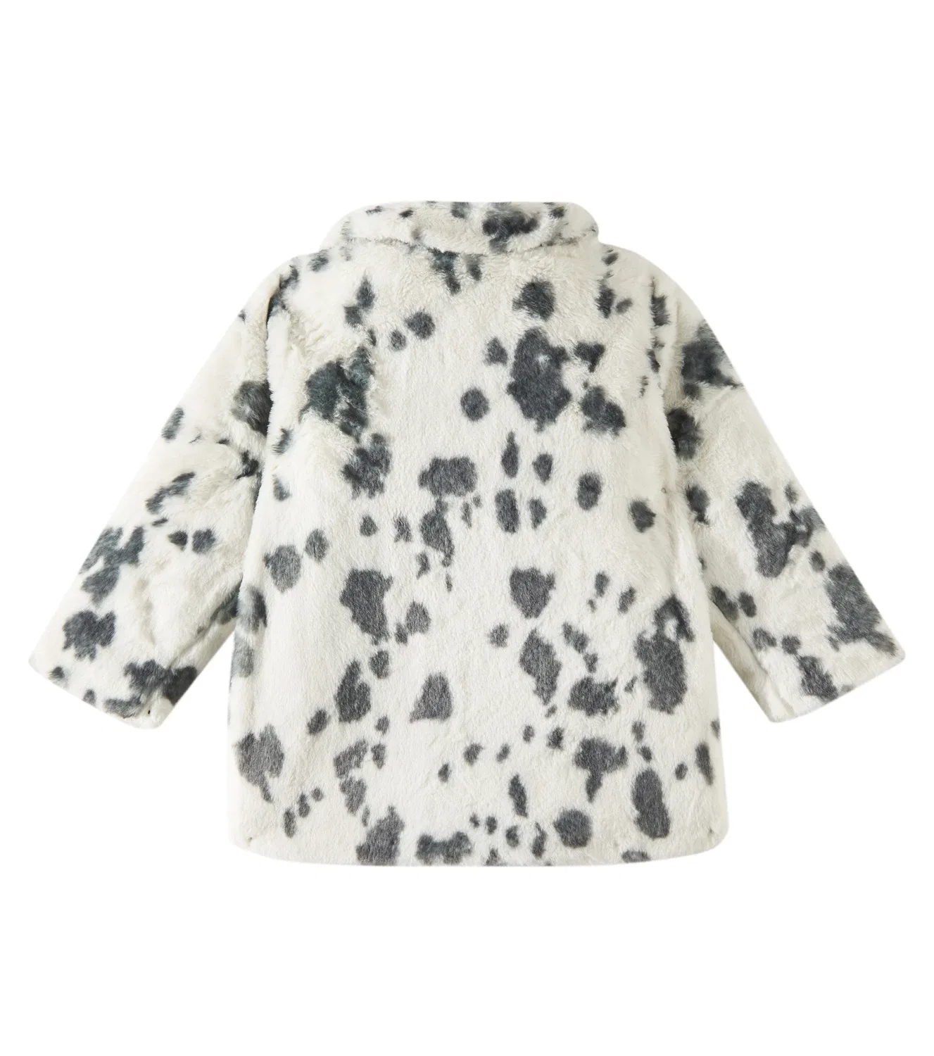 Пальто из искусственного меха с принтом Stella Mccartney Kids, белый — фото 3