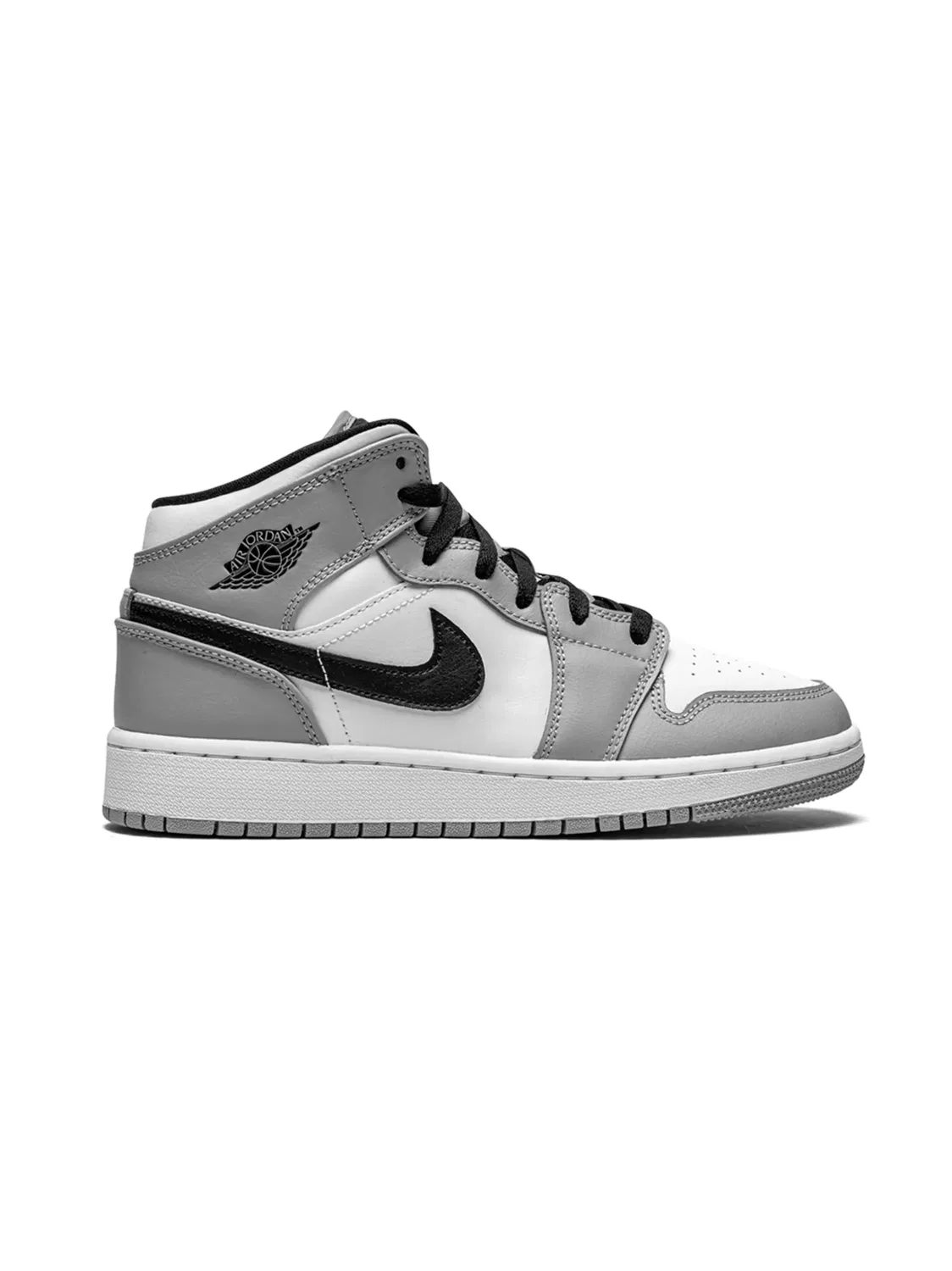 Кроссовки Air Jordan 1 Mid "Light Smoke Grey" — фото 4