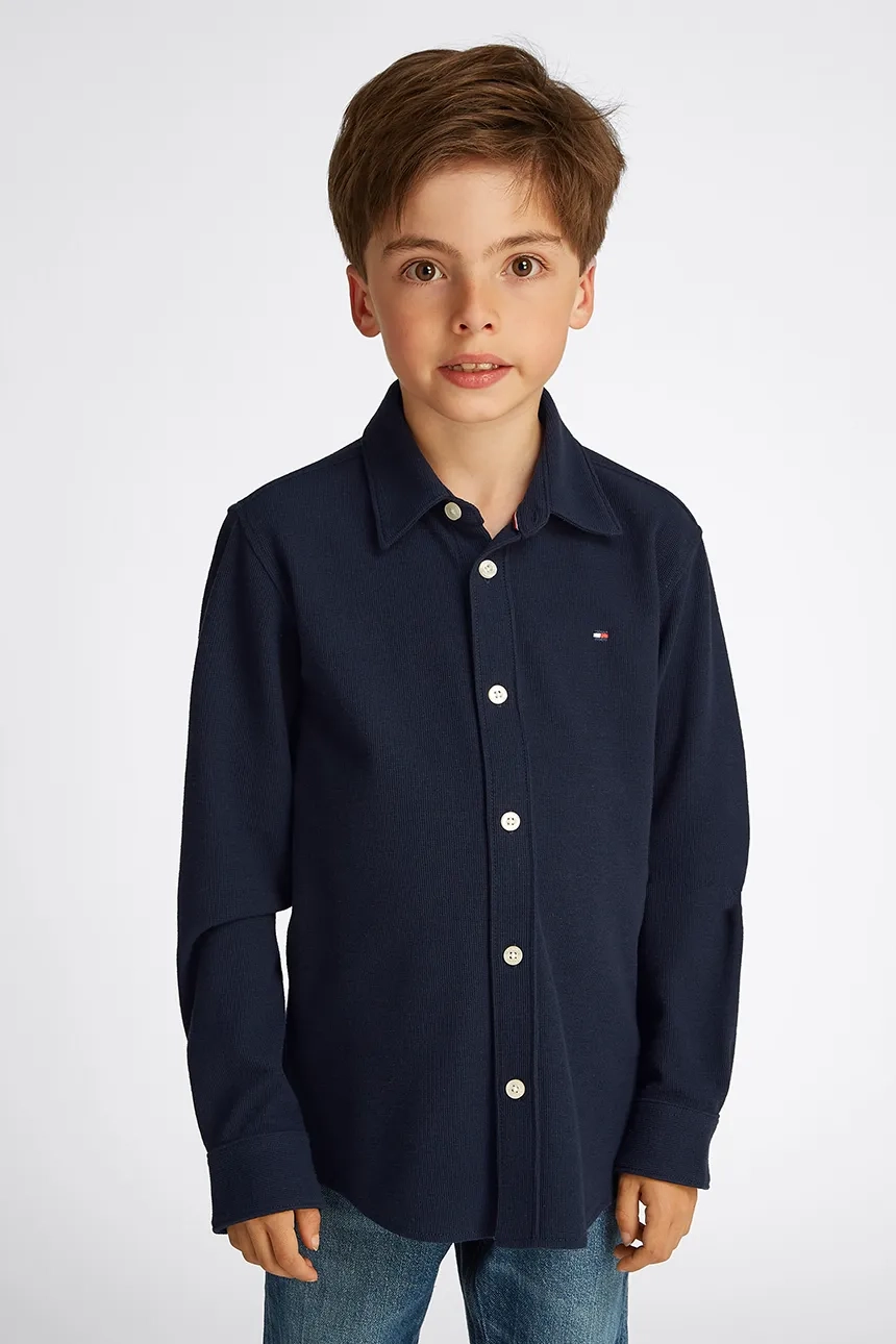 

Детская рубашка Tommy Hilfiger, темно-синий