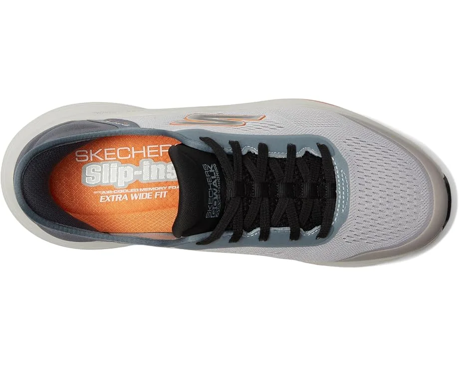 Кроссовки SKECHERS Performance Hands Free Slip-Ins Go Walk Max Walker - Next Generation, Grey/Blue — фото 2
