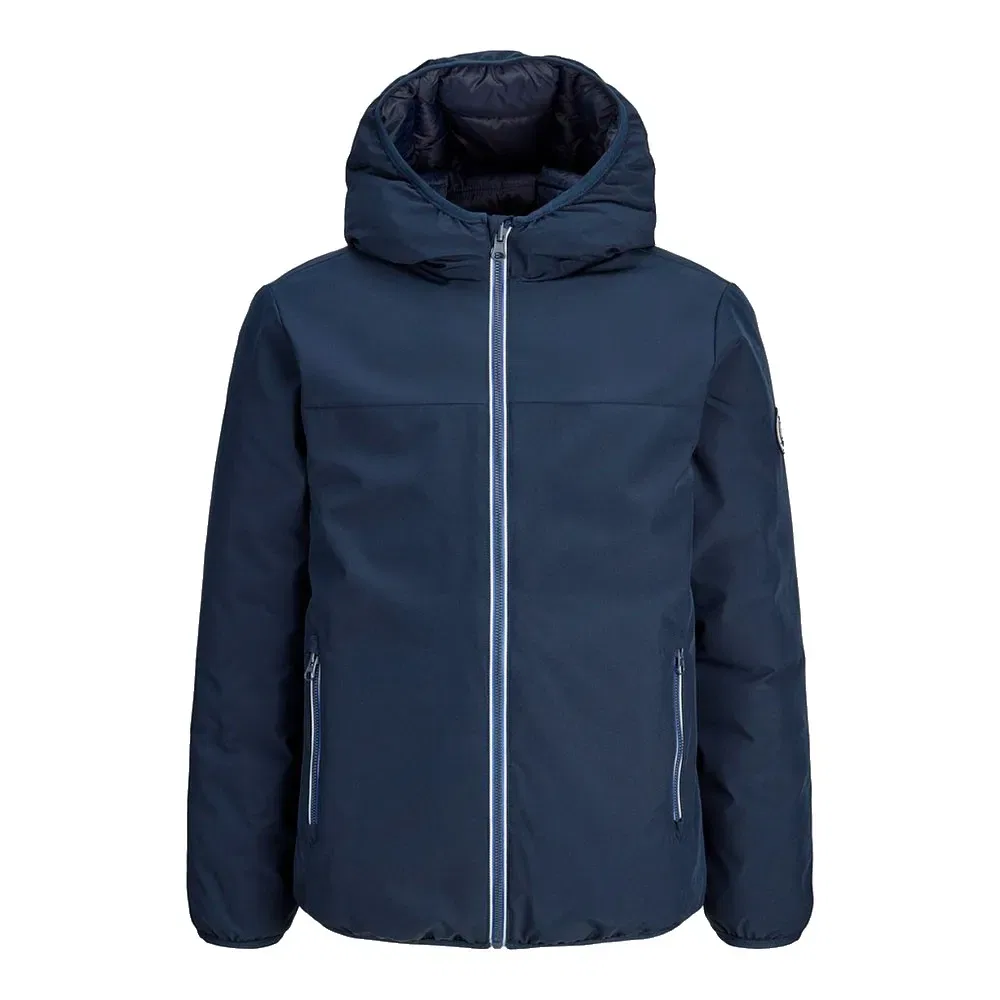 Детская куртка для мальчиков с капюшоном Brooklyn Jack & jones, Blue — фото 3