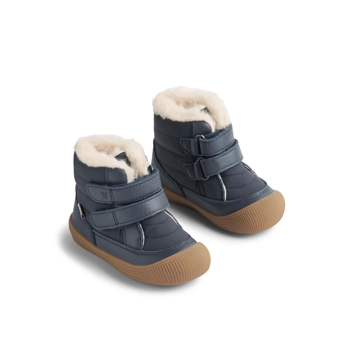 Детские зимние ботинки на платформе WHEAT, Navy