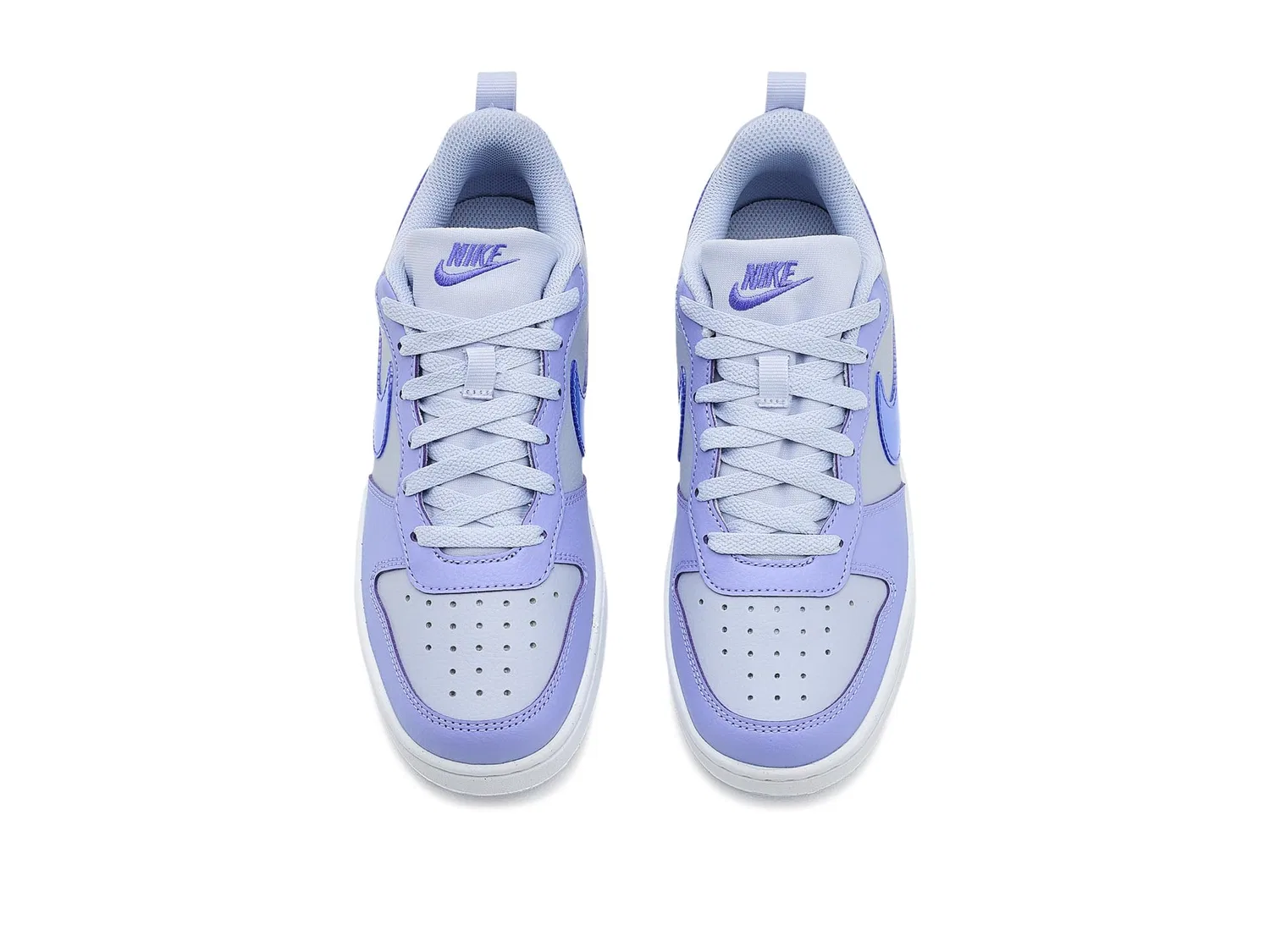 Кроссовки Court Borough Low (для больших детей) Nike Kids, Light Thistle/Lapis/Ghost/White — фото 3