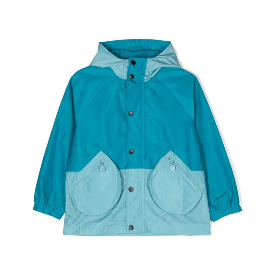 Детская куртка-парка с длинным рукавом Boys Two-Tone Long Sleeved Parka Jacket Stella McCartney, Blue