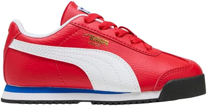 Детские кроссовки для мальчиков с шнуровкой Roma 24 PUMA, Red