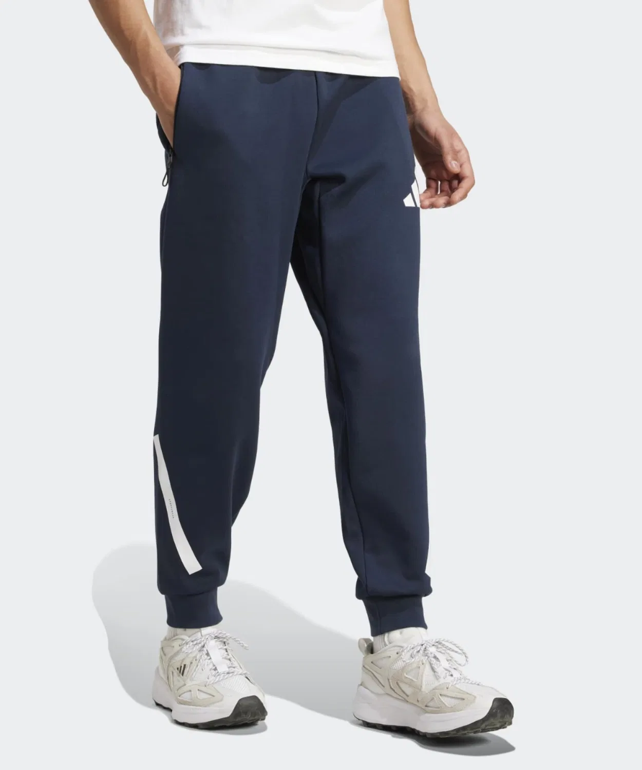 Мужские спортивные штаны с утеплителем Z.N.E., Adidas, Blue — фото 3