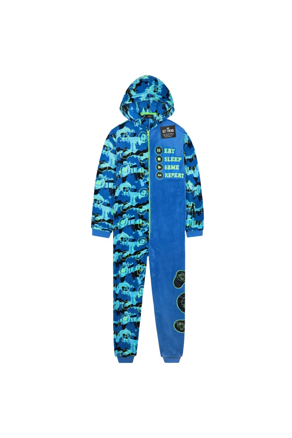 Детский игровой комбинезон-слип с капюшоном Citycomfort, Blue