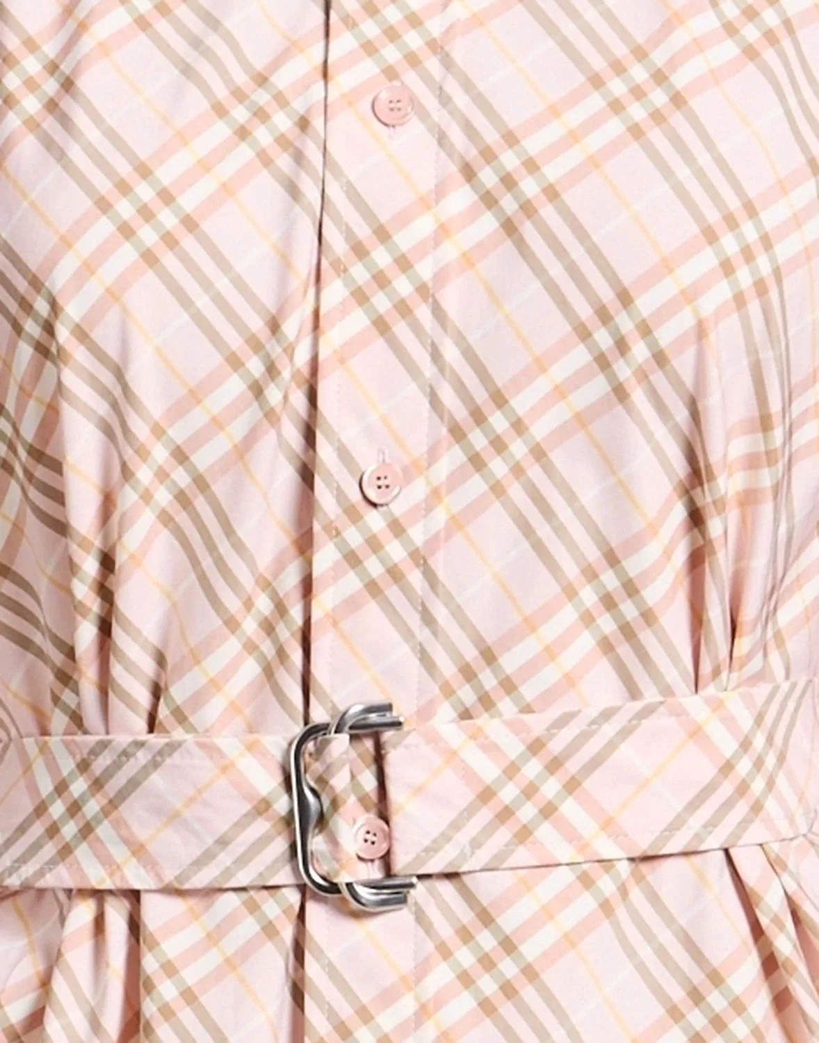 Женское платье-рубашка с поясом Burberry, Light Pink — фото 4