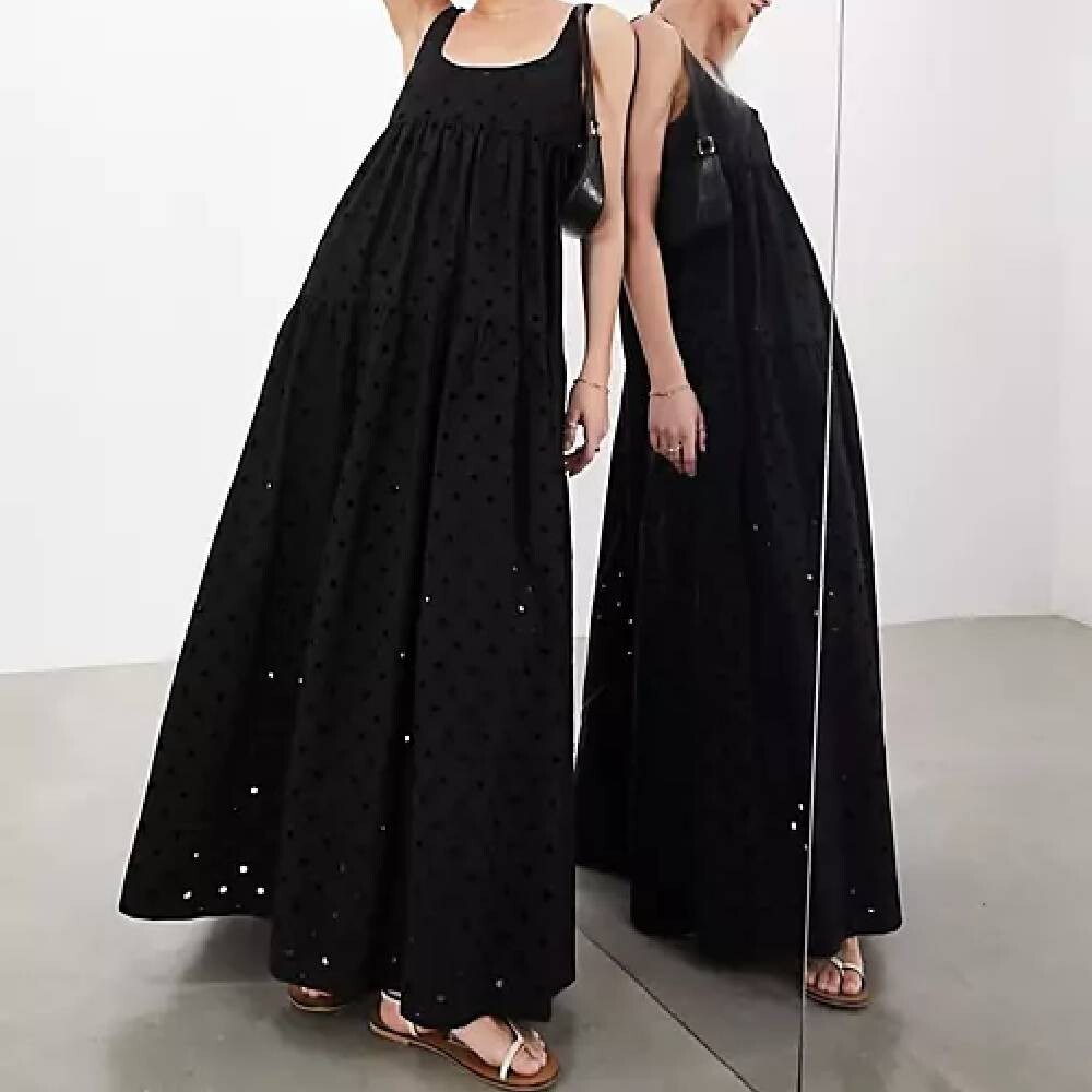 

Платье Asos Edition Super Full Scoop, черный