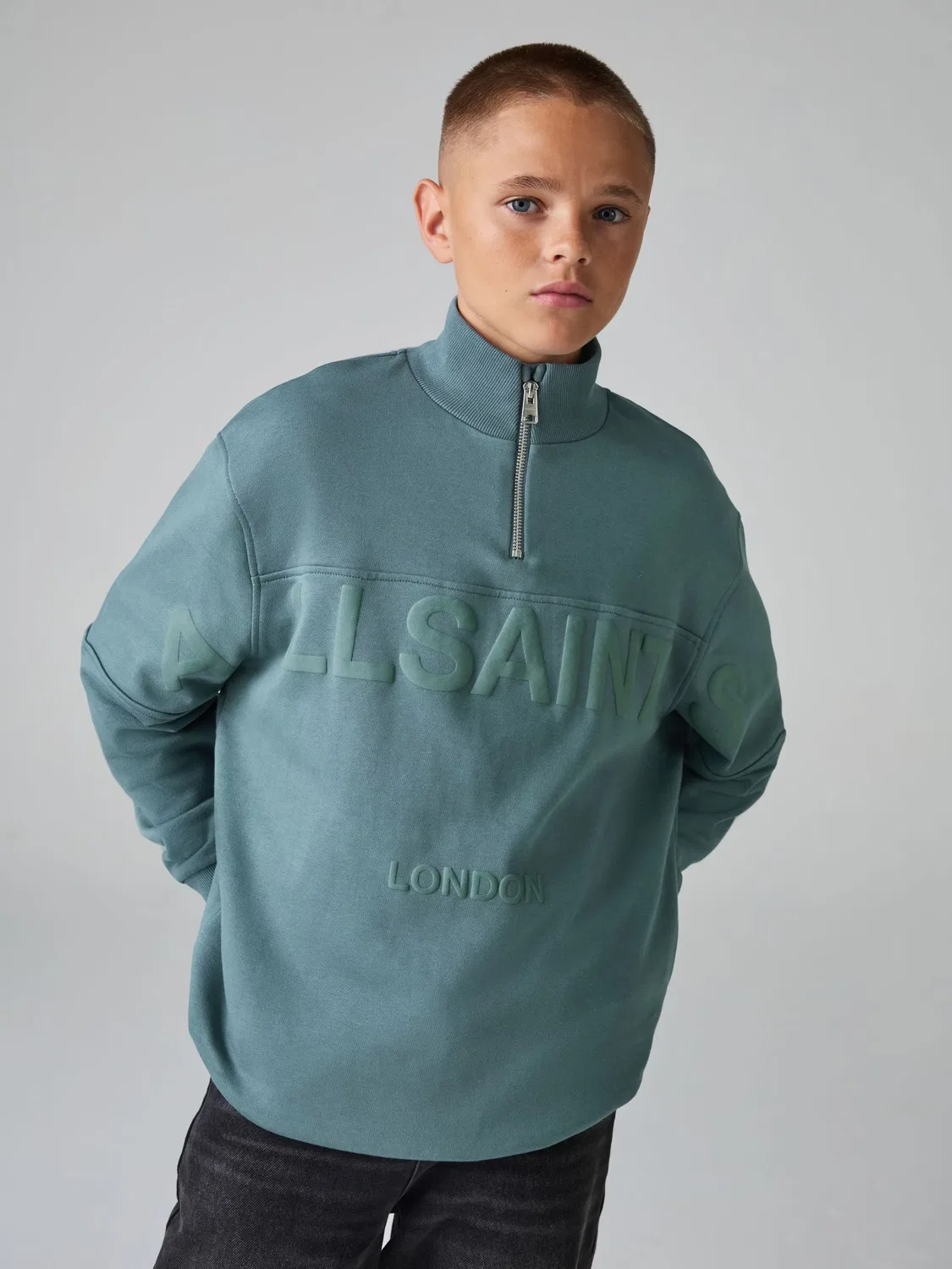 Толстовка 'Biggy' Smallsaints, Cyan Blue — фото 4