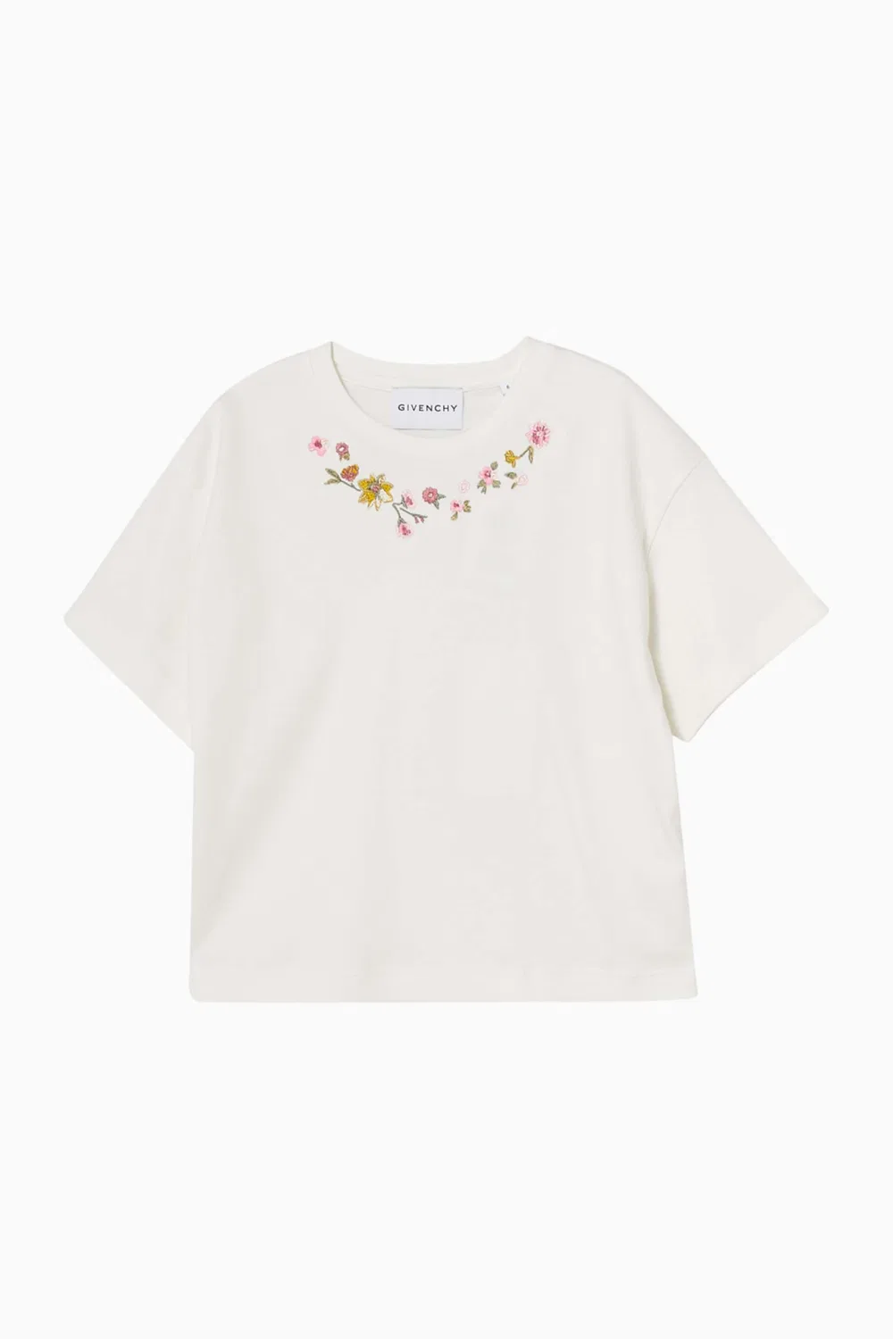 Футболка с цветочным принтом Givenchy