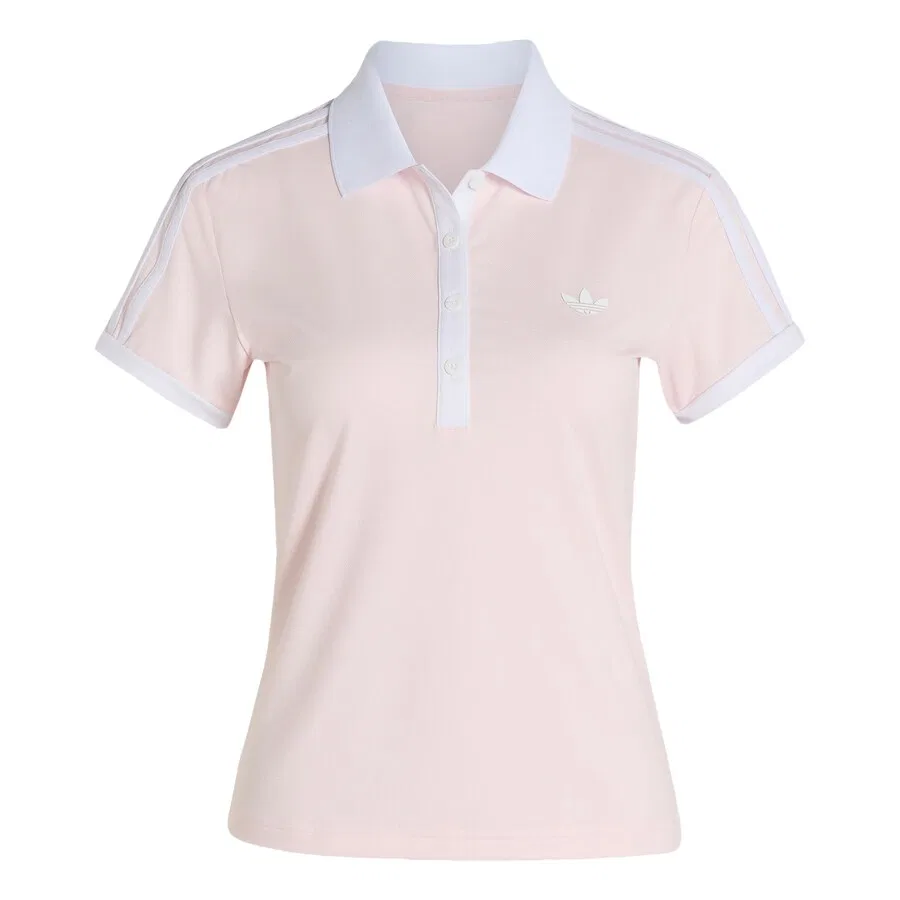 Футболка ADIDAS PERFORMANCE Performance Shirt 'Classics' пастельно-розового цвета
