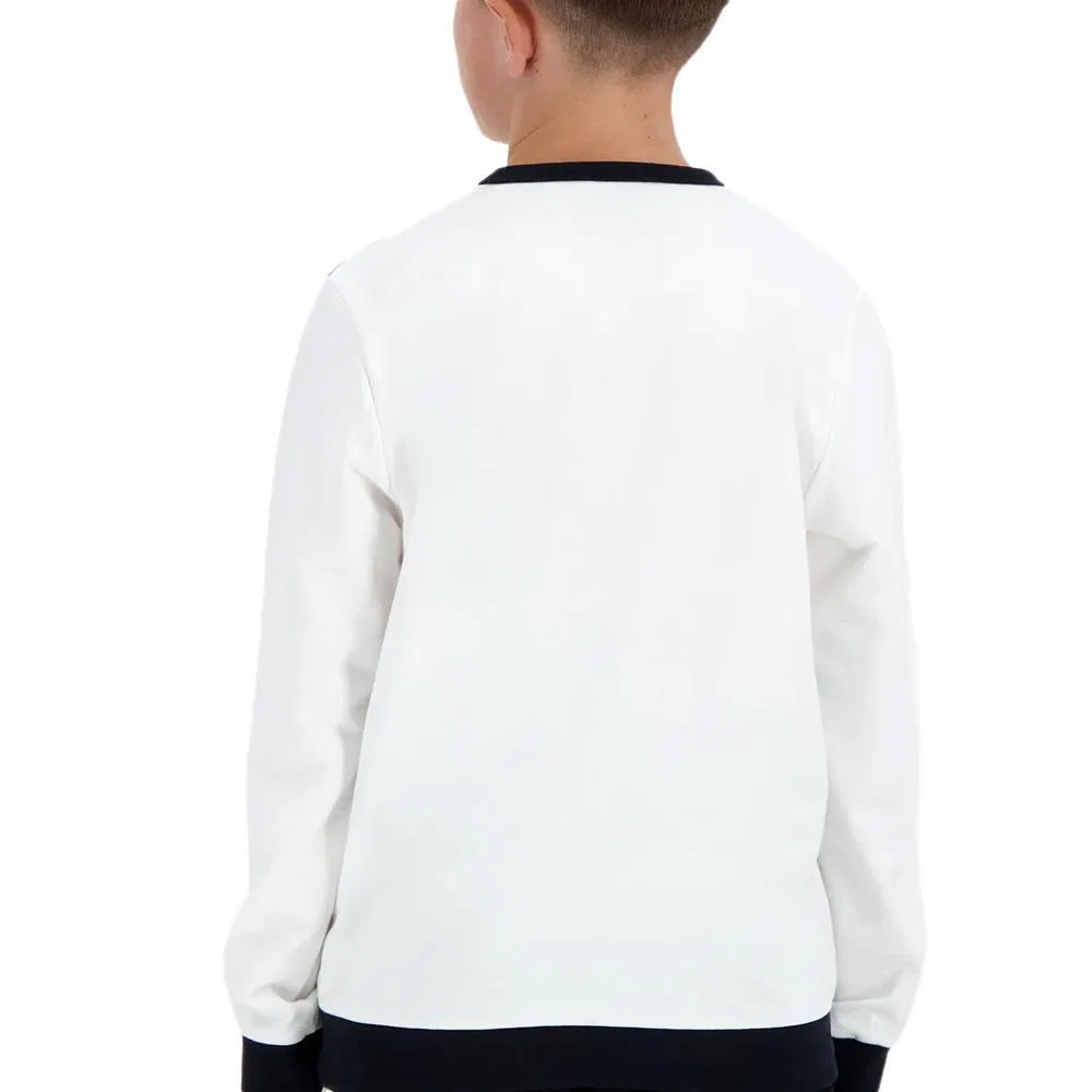 Детский свитшот с графическим принтом Le Coq Sportif, Цвет Weiss Schwarz Weiss — фото 3