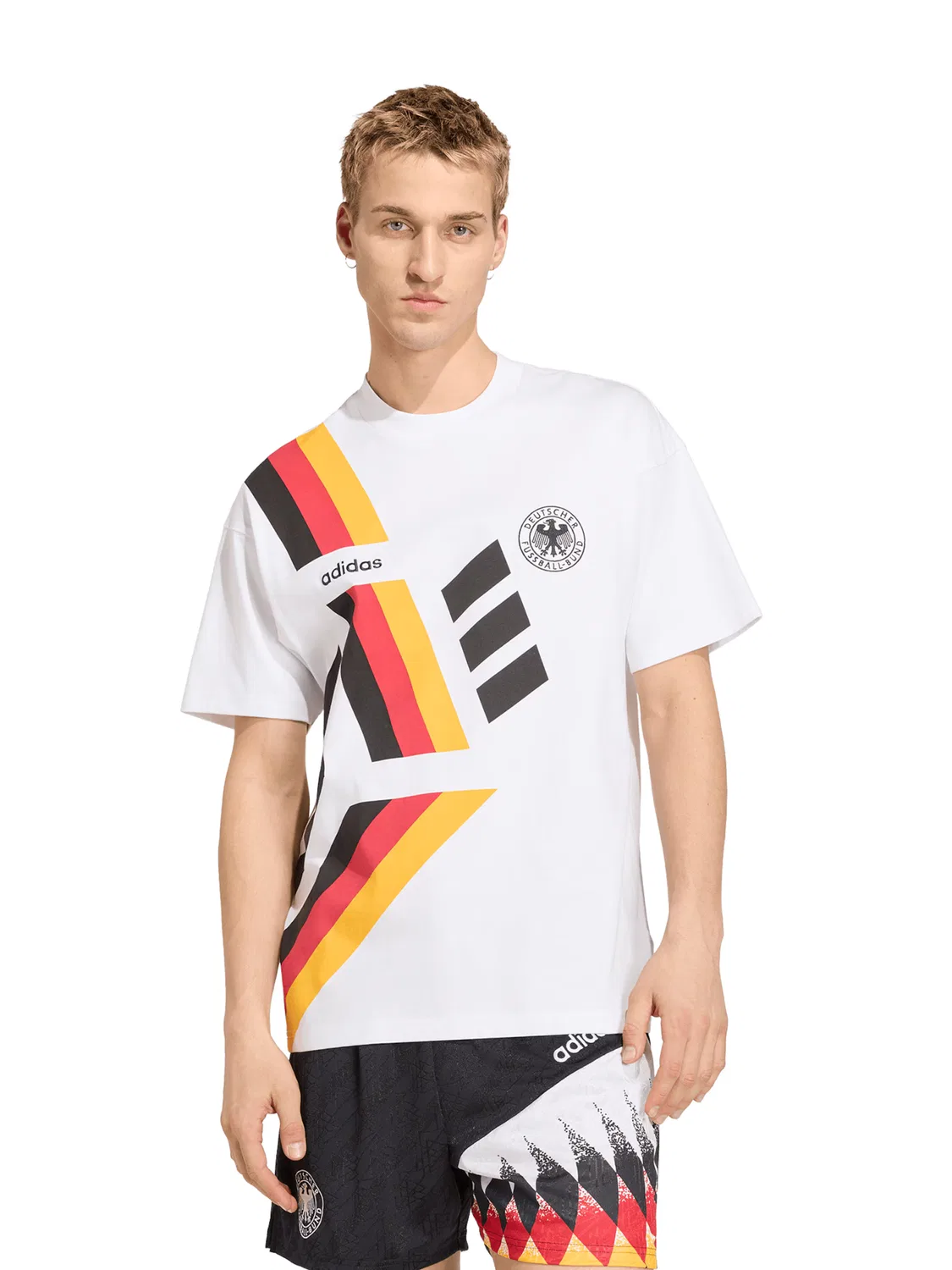 Футболка Adidas Performance Shirt DFB 94 белого цвета — фото 2