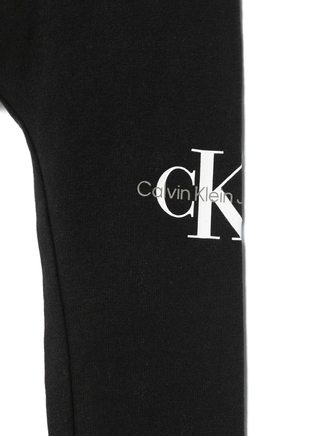 Леггинсы с монограммой Calvin Klein, черный — фото 3