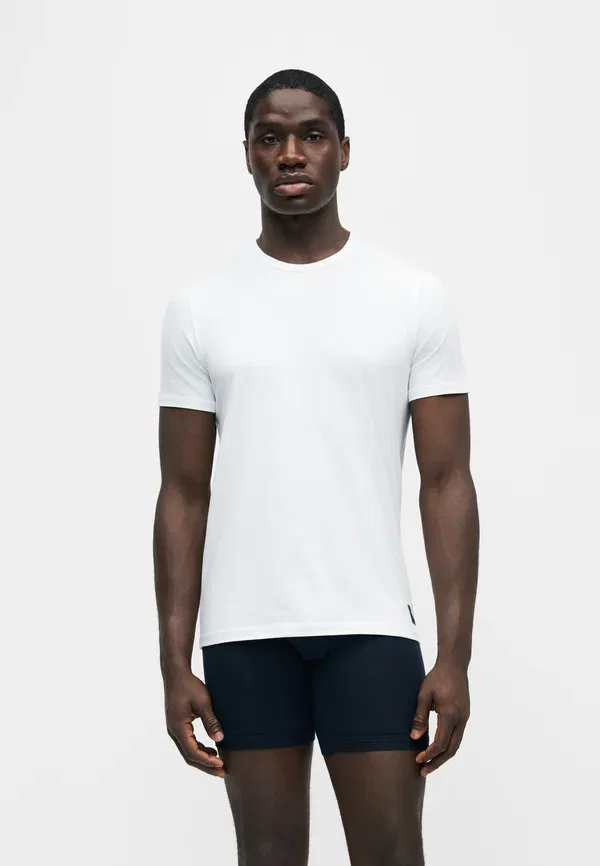 Комплект из двух маек с круглым вырезом - нижнее белье Emporio Armani, белый — фото 2