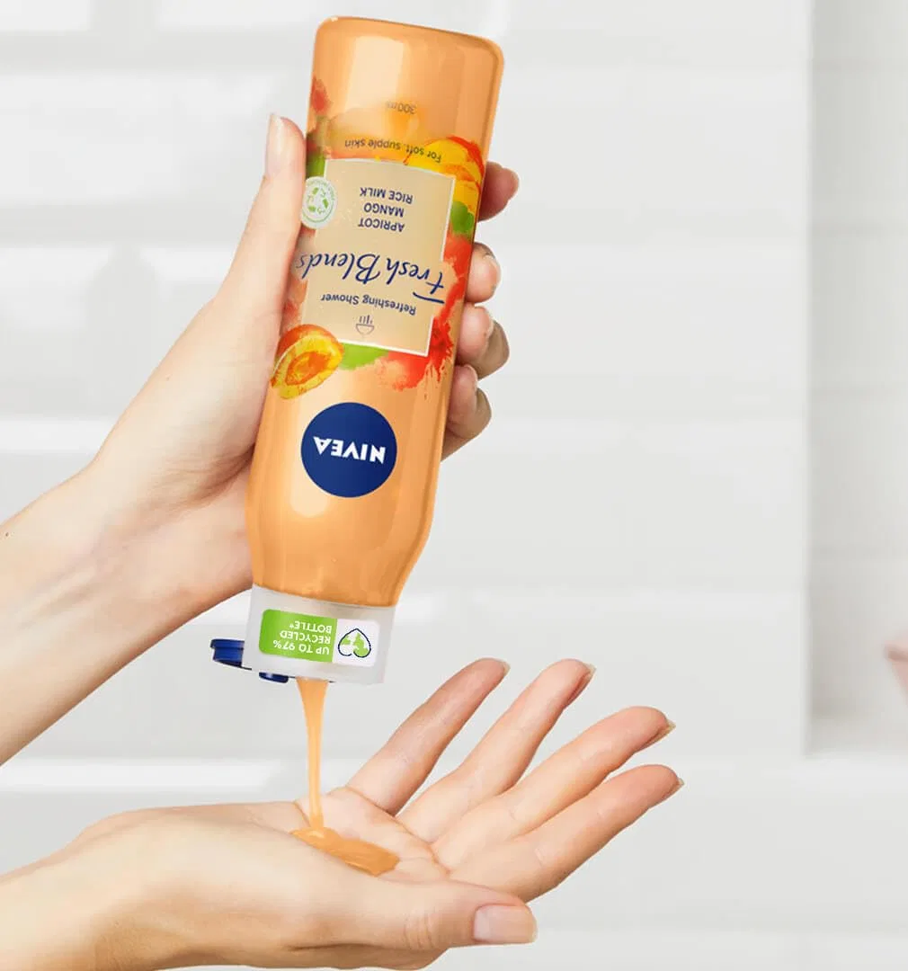 Гель для душа Fresh Blends Morela and Mango, NIVEA, 300 мл — фото 3