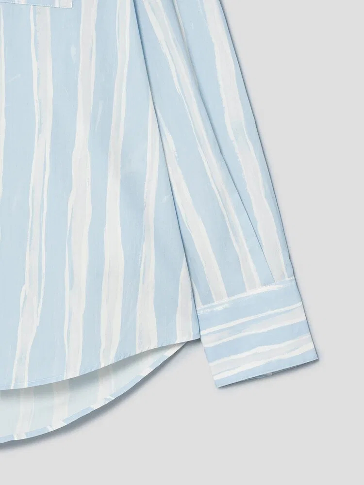 Рубашка с принтом La Chemise Camargue JACQUEMUS, Sky Blue — фото 4