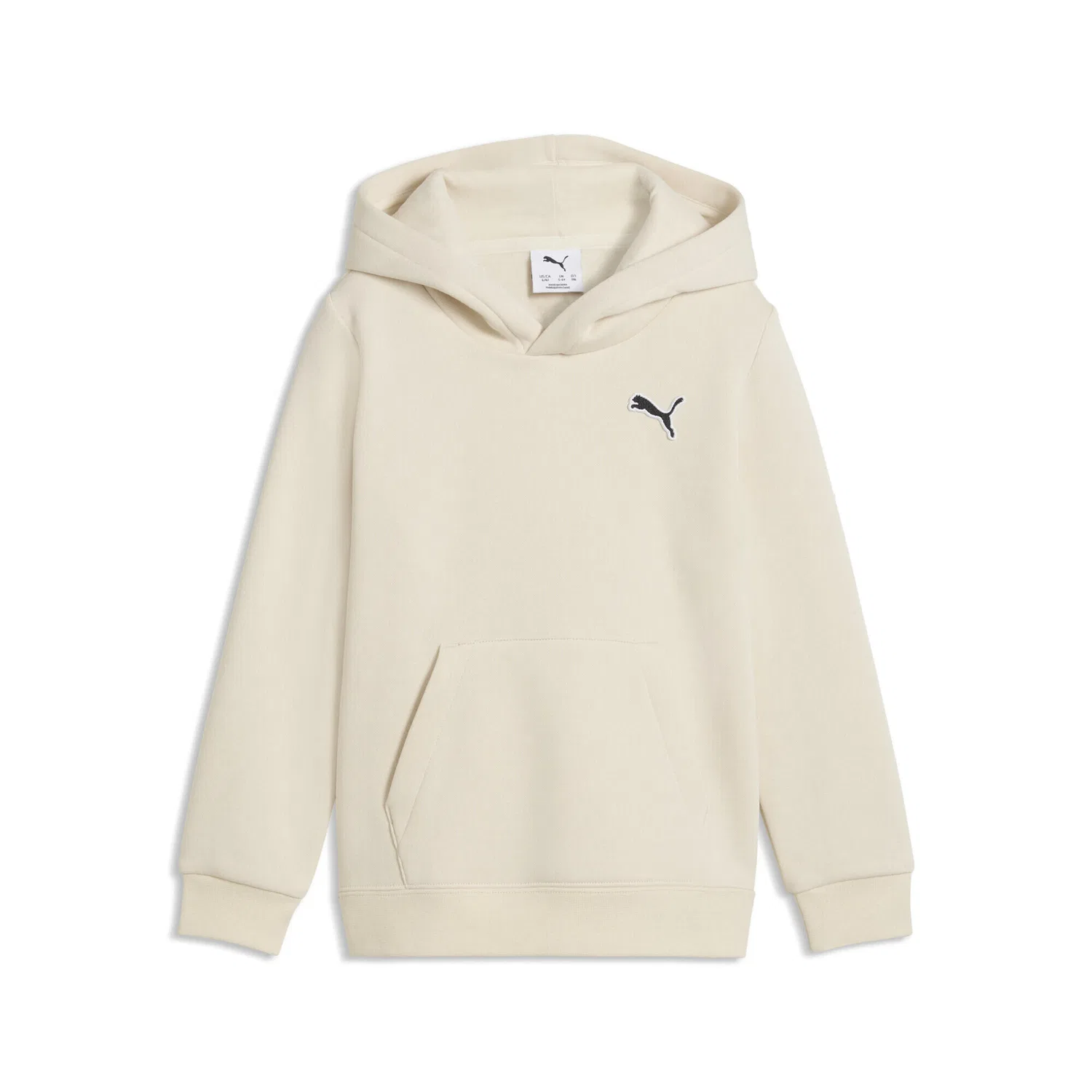 Детское худи из флиса с капюшоном Cat Puma, Weiss